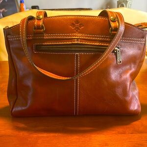 Patricia Nash Brown Leather Shoulder Bag Tote Purse Excellent condition Roomy